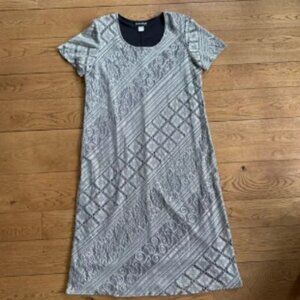 Vintage Georgio Sant Angelo Cocktail Dress SZ 20 Gold Black